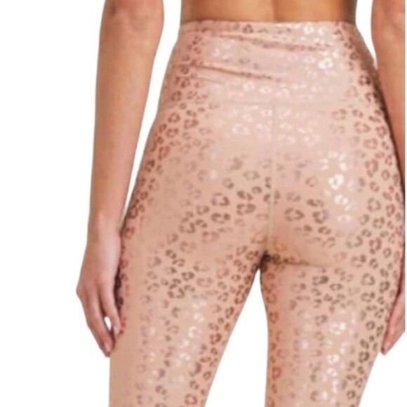 NWT Zyia Active Gold Leopard Light N Tight Hi-Rise 7/8 Legging Women’s Size 2 - Picture 8 of 15